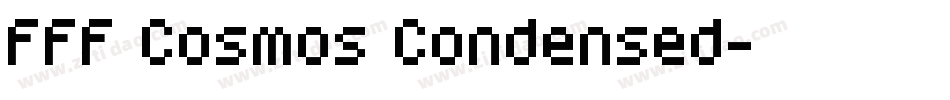 FFF Cosmos Condensed字体转换